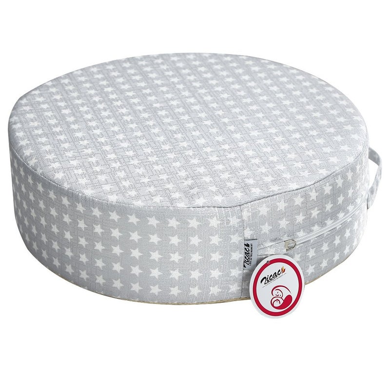 Zicac Kids' Anti-slip Chair Booster Seat-High Chair Pad Heightening Dismountable Round Cushion - Image 1